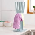 thumbnail image 4 of Kayannuo Plastic Household Gloves, Drying Rack, Removable Rag, Kitchenware Storage Rack, 4 of 5