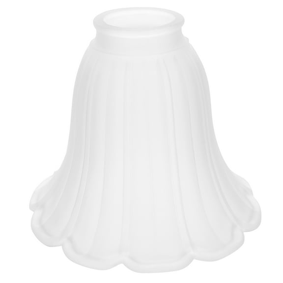 OFFIGAM Vintage Style Flower Shaped Glass Lamp Shade Cover for Home Lighting Decor