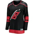 thumbnail image 2 of Women's Fanatics Black Carolina Hurricanes Home Breakaway Jersey, 2 of 3