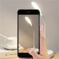 thumbnail image 4 of Mini Luz De Mesa 16 Led Usb Alimentado Blanco Con 3 Iluminación Lámpara Flexible Poste Lámpara De Lectura Escritorio Luz De Noche Para El Hogar Oficina Viaje Scienceny HA020305-00, 4 of 7