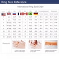 thumbnail image 6 of Apaison 925 Sterling Silver 2 mm Two Row Moissanite Rings For Women Wedding Gold Plated Bridal Gifts, 6 of 6