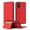 Red, variant on Dteck Case for Samsung Galaxy A51 5G 6.5-inch, Luxury Magnetic Skin-Friendly Feel Leather Card Holder Wallet Case Folio Kickstand Cover,Black