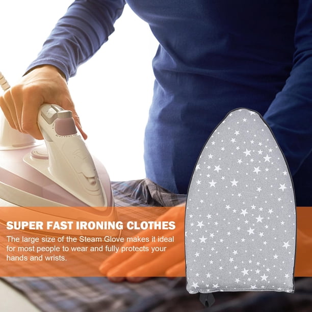 Tabla De Planchar Organizador Guantes de planchado para vaporizador de ropa Guante antivapor con presilla para el dedo (B)