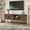 Mid Century-Brown, variant on HLR Mid Century Fluted 66" TV up to 75" Stand with Storage, Modern Wooden Entertainment Center Console for Living Room, Brown