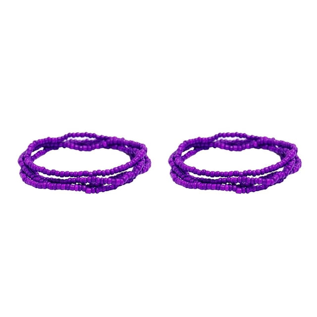 Cadenas de vientre Minnieouse 2piezas Estilo simple Cuentas Tipo 36