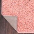 thumbnail image 6 of Mainstays Solid Casual Coral Tufted Shag Indoor Area Rug, 5' x 7', 6 of 7