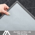 thumbnail image 6 of FloorHug 32" x 48" Non-Slip Door Mat, Machine Washable Entryway Rug,Indoor Dog Door Mat, Stain Resistant and Absorbent Welcome Mats for Front Back Door, Dark Grey, 6 of 8