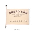 thumbnail image 2 of Bread Bag With Release Buckle Bread Storage Bags Food Storage Pouch Bread Container, 2 of 8