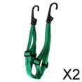 thumbnail image 1 of 2xMotorcycle equipaje casco correa equipaje banda Moto para accesorios verde 2 piezas, 1 of 8