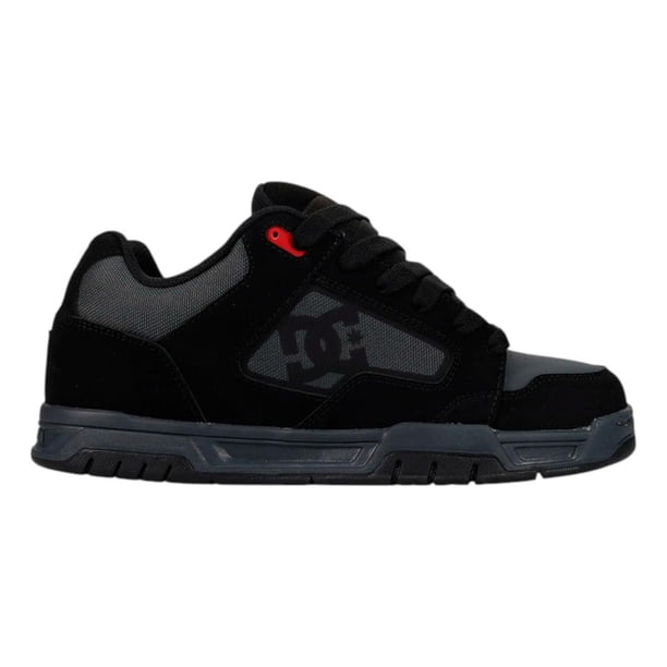 Tenis Dc Shoes Hombre Coiler Negro Rojo Skateboard Casual negro 5.5 MX