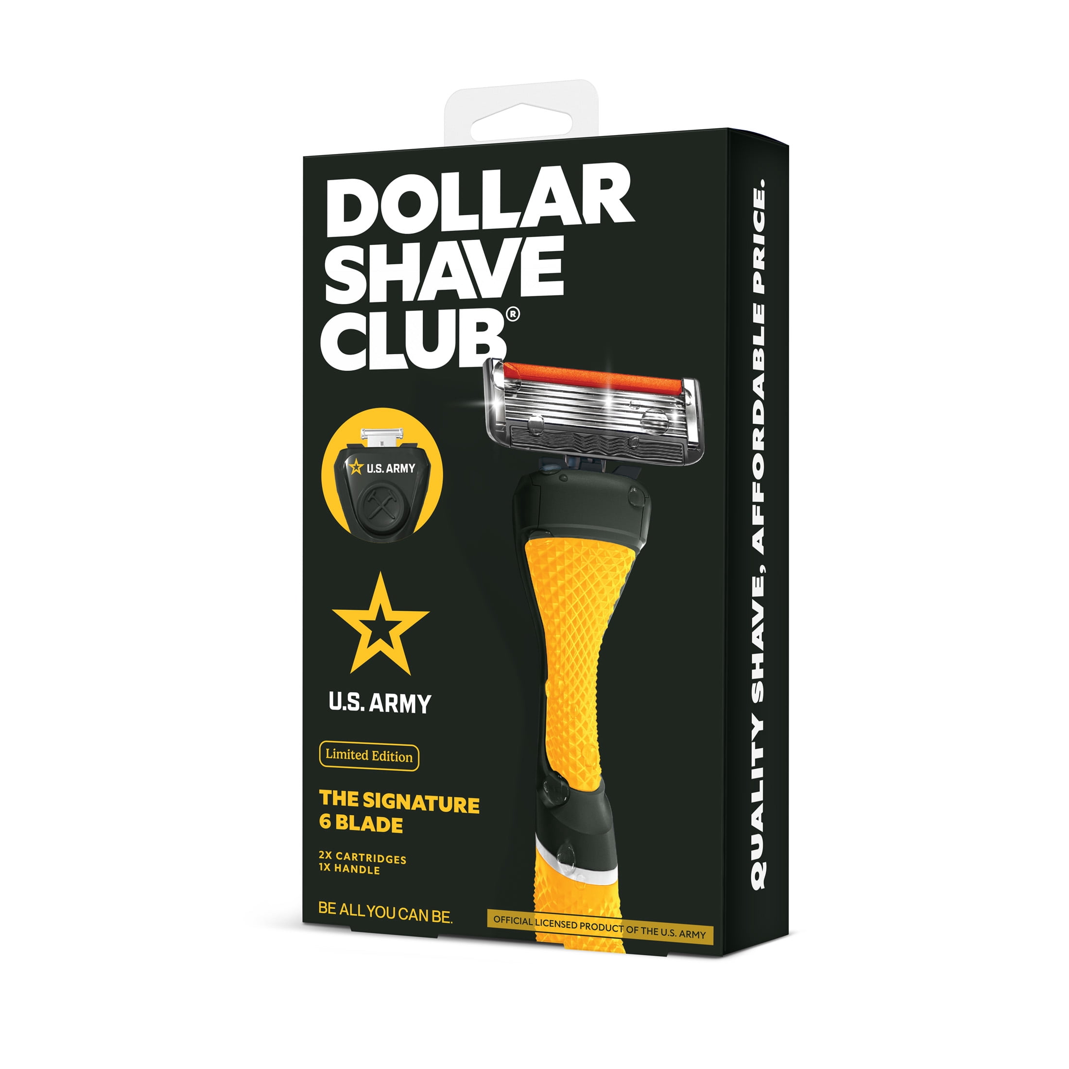 Dollar Shave Club Military Army 6-Blade Razor Starter Set