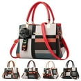 thumbnail image 3 of Mepaouo Women's Tote Shoulder Bag Leather Chic Crossbody Purses Handbags with Compartments, 3 of 4