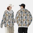 thumbnail image 5 of Picia Llama and Cactus1 Women's Men's UPF 50+ Sun Protection Hoodie Shirt Long Sleeve SPF Fishing Outdoor UV Hiking Lightweight Shirts-Small, 5 of 9