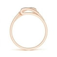 thumbnail image 2 of ANGARA Natural Three Stone Diamond Twin Bypass Ring in 14K Rose Gold for Women (Size-2.2mm| Color-K| Clarity-I3) | April Birthstone, Anniversary, Jewelry Gift for Women | Natural Diamond Ring, 2 of 7