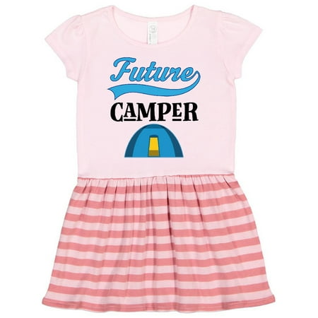 

Inktastic Camping Future Camper Gift Gift Toddler Girl Dress