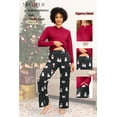 thumbnail image 3 of MINTREUS Womens Pajama Sets Soft Long Sleeve Sleepwear Ladies Loungewear Two Piece Pjs with Pockets, 3 of 7