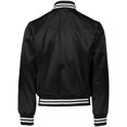 thumbnail image 4 of Augusta Sportswear Teen Girls Long Sleeve Satin Baseball Jacket/Stripped Trim, 4 of 4