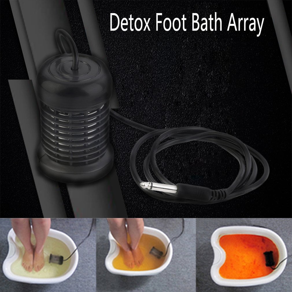 New Arrival Detox Foot Bath Arrays Round Stainless Steel Array Aqua Spa Ionic Cleanse Ion
