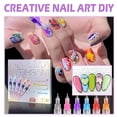 thumbnail image 4 of 12 Colors Nail Art Pens Set, 3D Gel Polish Pen Waterproof (2PCS), 4 of 7