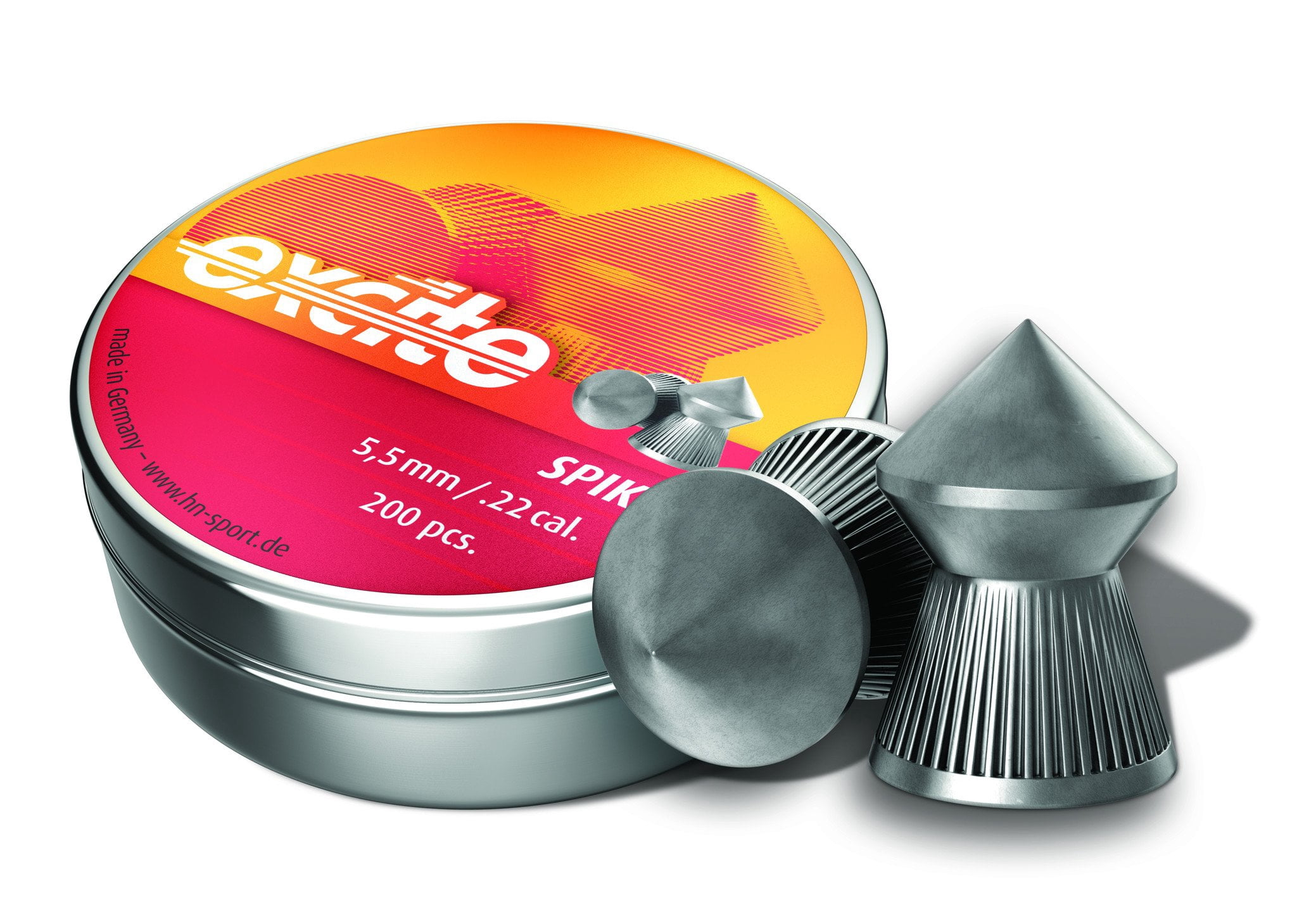 H&N Excite Spike Airgun Pellets .177 Cal, 8.64 Grains, Pointed, 400ct