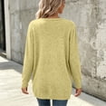 thumbnail image 5 of Lmnyox Women's Long Sleeve Cardigan Plain Open Front Cardigan Sweaters Casual Knit Cardigan with Pockets, 5 of 8