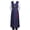 Navy blue, variant on Men's Traditional Korean Hanbok Scholar Robe Court Outfit