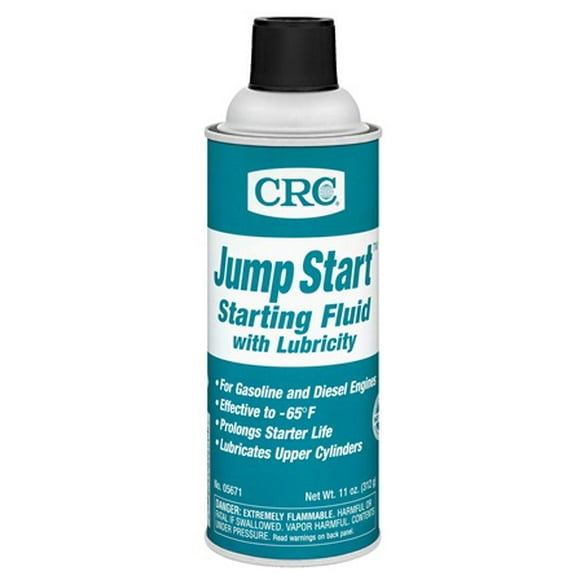 CRC Industries Starting Fluid 05671 Jump Start; 11 Ounce Aerosol Can; Single; With Lubricity
