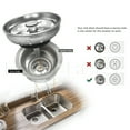 thumbnail image 5 of HIBIBUD 3 in 1 Kitchen Sink Drain Strainer Stopper with Basket,Plug Pop Up 304 Stainless Steel Anti-Clogging Stoppers Combo for Us Standard 3-1/2 inch Drain,Silver, 5 of 7