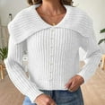 thumbnail image 1 of NARABB Chandail d'Hiver Ample pour Femmes Manches Longues Col Rond, 1 of 6