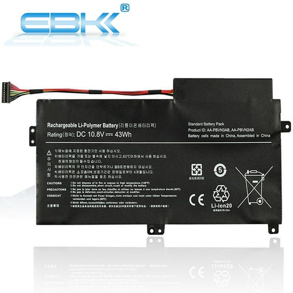 AA-PBVN3AB Replacement Battery for Samsung NP370 NP370R4E NP510R5E AA-PBVN2AB NP370R5E NP450R5V -43Wh