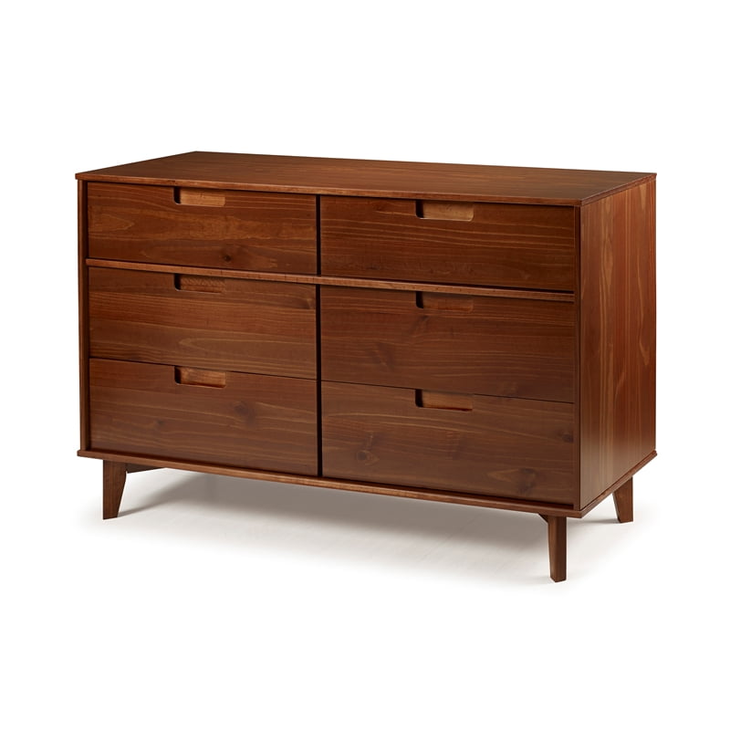 Photo 1 of BOX  1 OF 2 ***Modern 6 Drawer Solid Wood Dresser