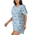 thumbnail image 2 of Xecao Rainbow Dinosaur print Swimsuit for women, Summer-ready, sporty style.Quick-dry fabric. Many sizes & colors., 2 of 9