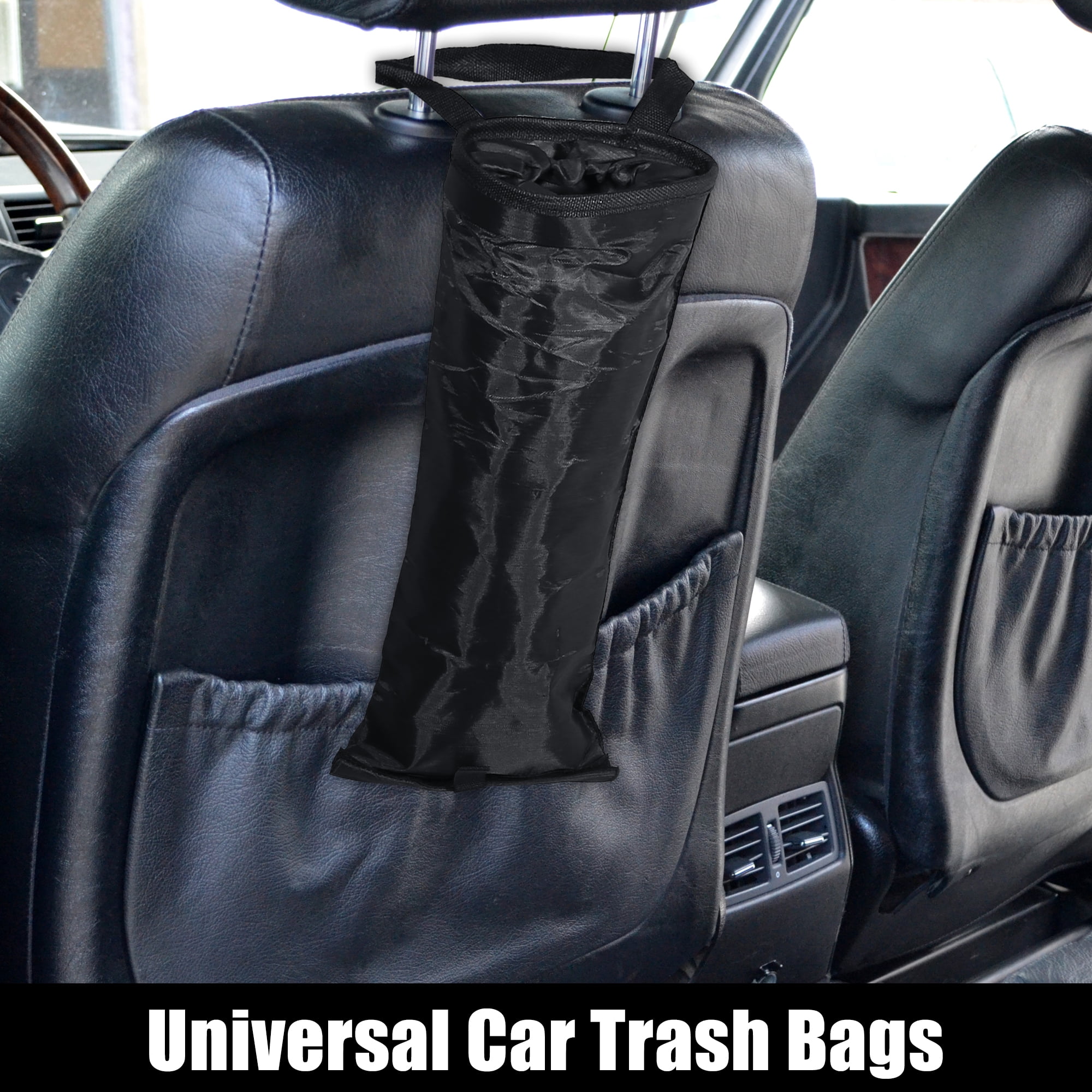 Unique Bargains Car Trash Bags Oxford Cloth Detachable Hanging for Car Back Seat