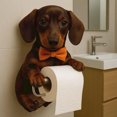 thumbnail image 3 of CARRFA 2025 Creative 3D Printed Dog Paper Holder, Tissue Roll Dispenser, Funny Toilet Paper Roll Holder, Decorative Wall Mounted Toilet Paper Holder for Home Kitchen Bathroom (Doberman), 3 of 10