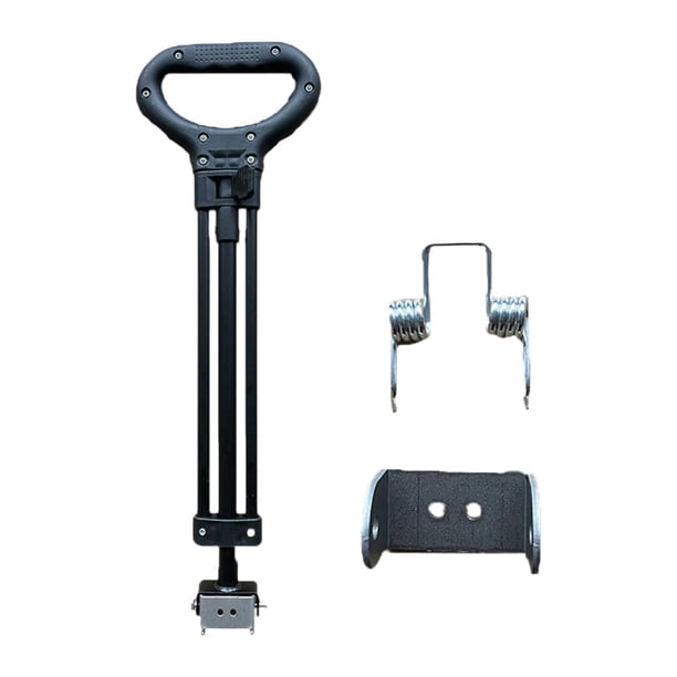 Manija de repuesto para carrito de compras, accesorio portátil, manija telescópica plegable para carritos de compras de parque, playa y exteriores.