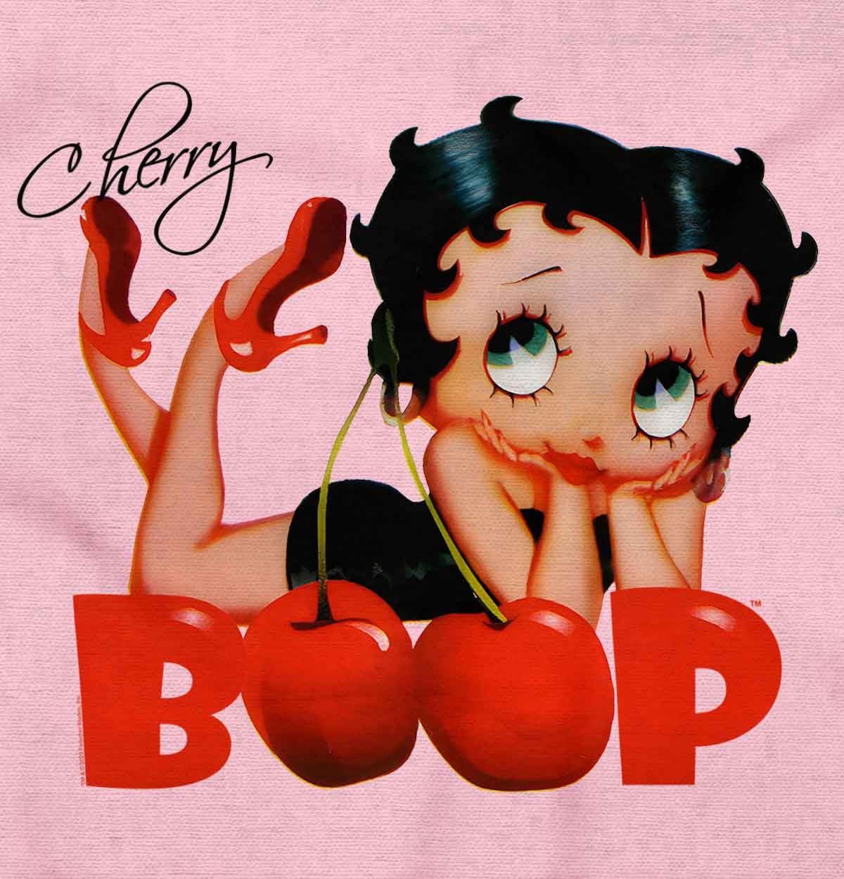 Vintage Betty Boop Cartoon Cherry Kids Hoodie Sweatshirt Girls
