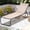 Brown, variant on Ainfox Patio Chaise Lounge Chair, 5 Adjustable Positions Outdoor Recliner with Hidden Storage, Breathable Textilene Fabric Steel Frame,Gray