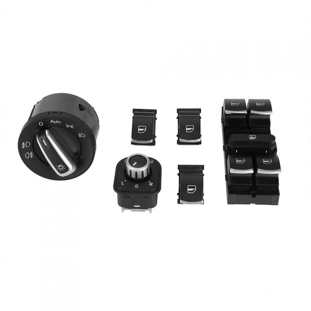 Headlight Switch,6Pcs Car Headlight Rearview Headlight Switch Control N B Stylish and Modern
