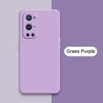 thumbnail image 1 of Original Square Liquid Silicone Cute Case for OnePlus 7 7T 8 8T 9 Pro 9R 9RT Camera Protect Soft Back Cover One Plus 9Pro T R RT Grass Purple OnePlus 8T, 1 of 6