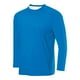 thumbnail image 1 of pstuiky camisas de manga larga para hombre, Camisa deportiva transpirable de manga larga raglán con cuello redondo para hombre, de color sólido camisetas de hombre l, 1 of 2