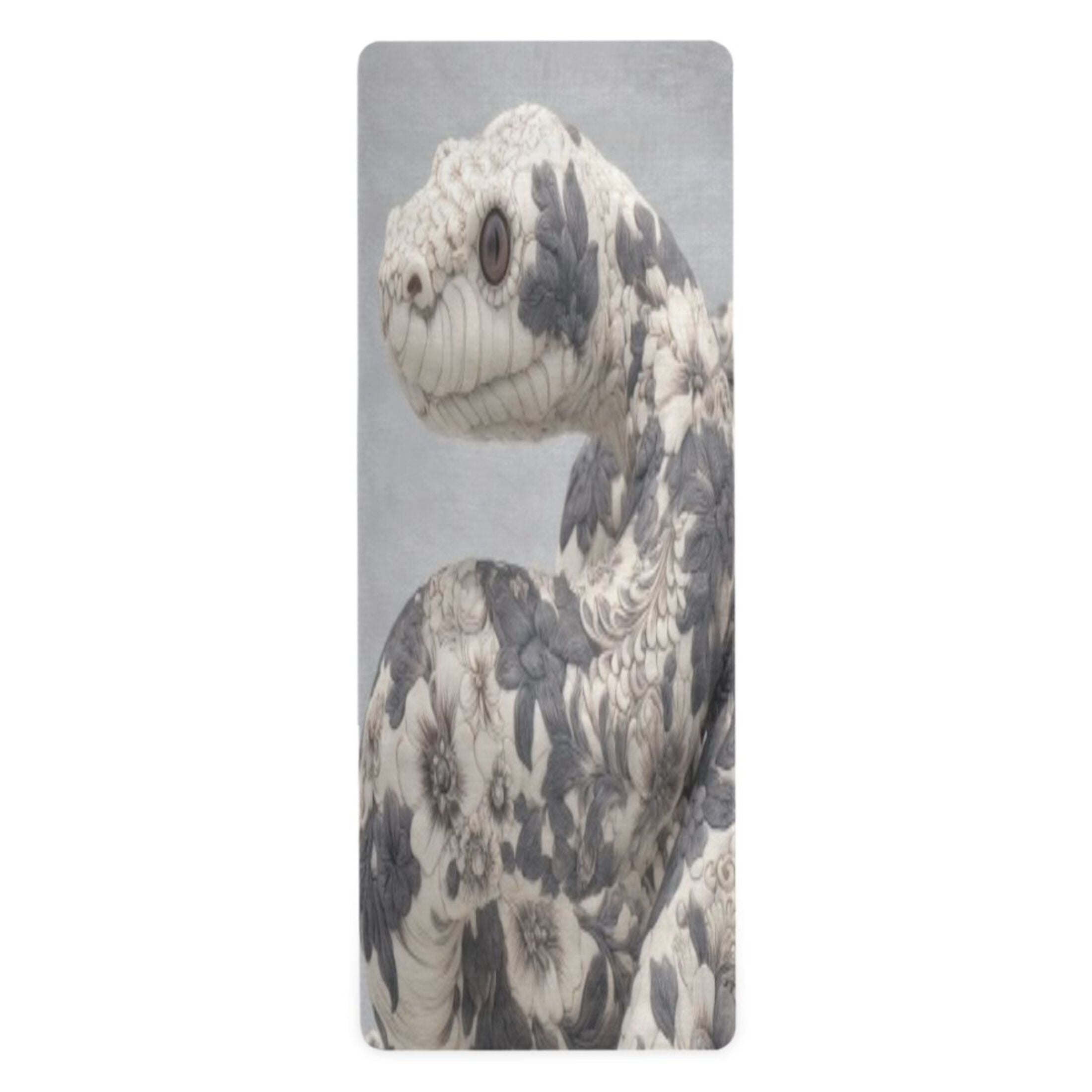 BZSMCE Yoga Mat Women Fitness Mat Floral Snake Pattern