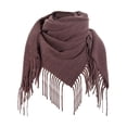 thumbnail image 2 of Dvkptbk Foulards pour Femmes Mode Hiver Femmes Foulard Colorée Décontractée Foulard à Franges Châle Vêtements en Liquidation, 2 of 5