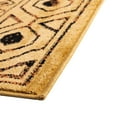 thumbnail image 6 of Unique Loom Pioneer Collection Area Rug - Yellowstone (5' 3" Square Cedar/Black), 6 of 7