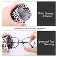 thumbnail image 3 of Estuche para Anteojos MoKo 2 Unidades Funda Suave de Cuero Negro Leopardo, 3 of 7