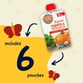 thumbnail image 4 of Earth's Best Organic Stage 2 Baby Food, Pumpkin & Spinach, 3.5 oz Pouches (6 Pack), 4 of 10