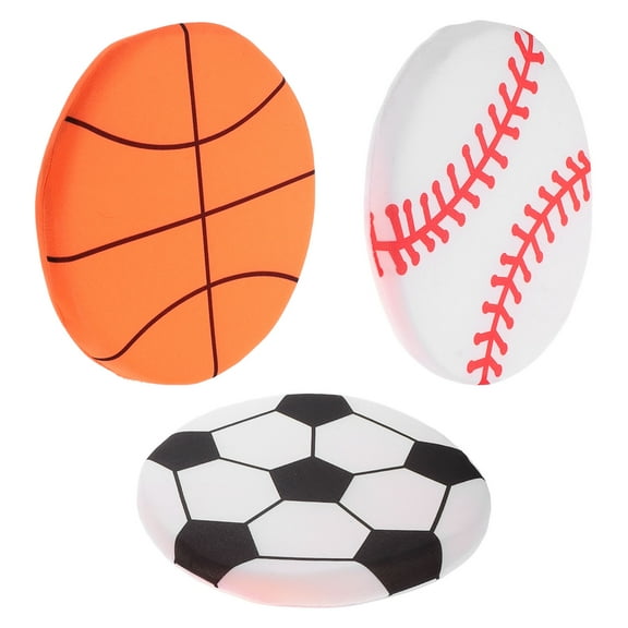 HONMEET 3Pcs Foldable Fabric Flying Disc Soft Sponge for Outdoor Activities and Parties