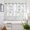 Grey, variant on Blue Flower Kitchen Curtains Window Panels, Watercolor Floral Botanical Line Drawing Print Insulated Window Treatment Curtain, Grommet Curtains for Bedroom/Living Room/Bathroom, 2 Piece 52"Wx72"L