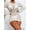 White, variant on Long-sleeved swimsuit cover-up, made of see-through fabric, quick-drying and sun-protective, unique, stylish and versatile
