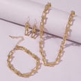 thumbnail image 6 of Personality Chain Jewelry Set - Necklace, Bracelet or Anklet and Earrings, 6 of 11