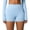 Sky Blue, variant on Yifymode Women's Workout Biker Shorts High Waisted Tummy Control Spandex Booty Shorts for Volleyball Gym Yoga Dance,Light Gray M
